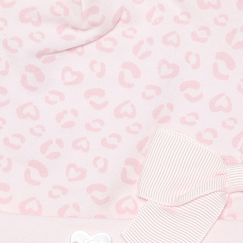 Girls Light Pink Printed Cap image number null